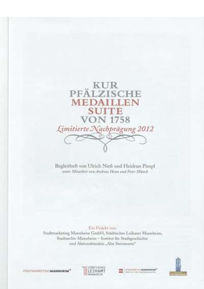 Cover-Abbildung:Kurpfälzische Medaillensuite von 1758